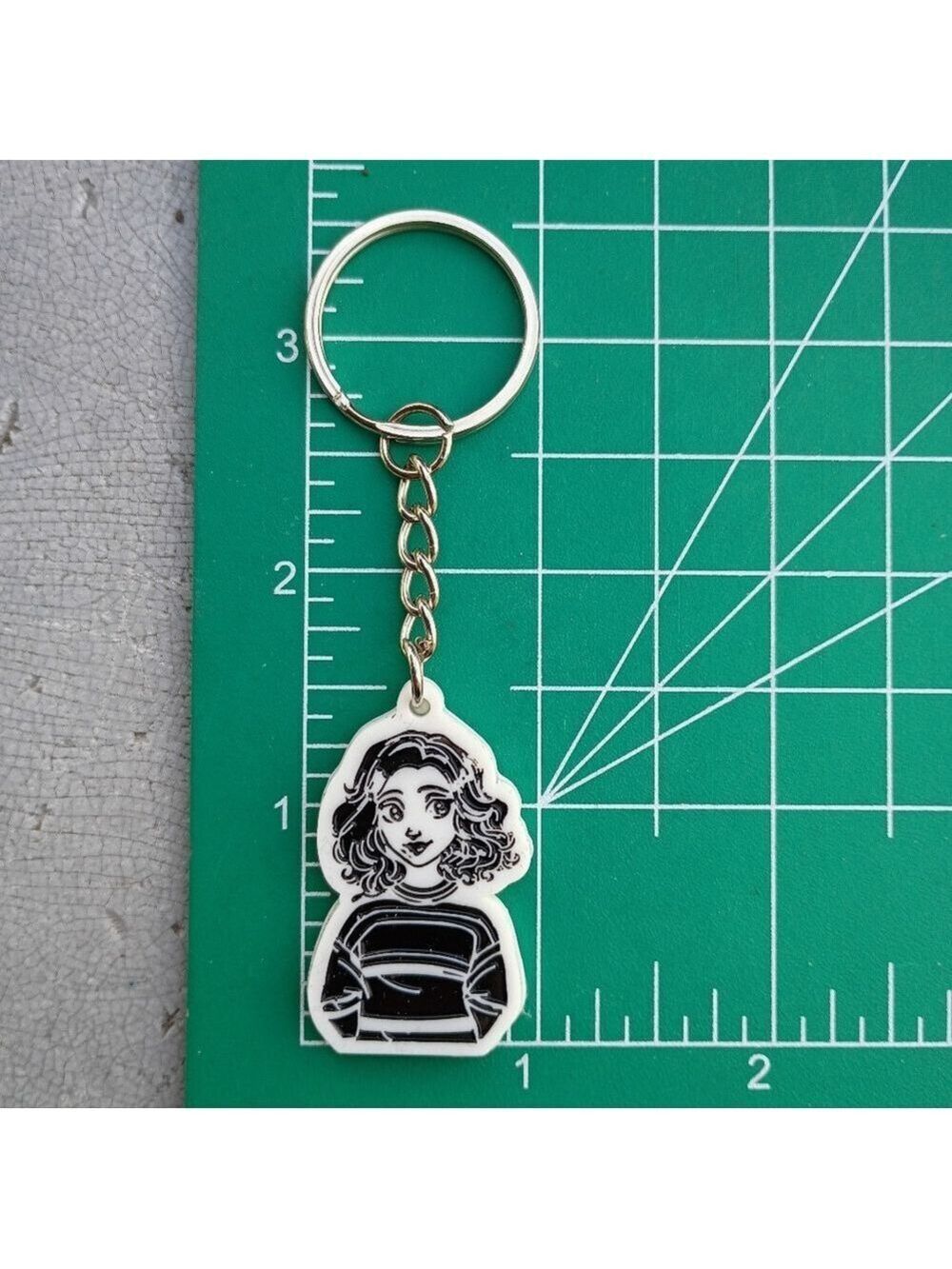 2/$10 Wednesday Enid Sinclair Silicone Keychain NWT